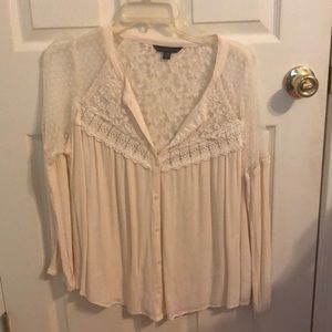 American eagle lace blouse